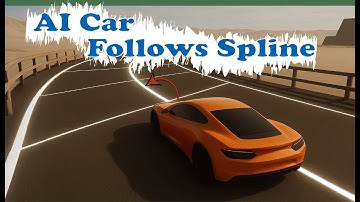 How to Make an AI Car Follow a Spline Path in UE 5 (Advanced) | Build racing game PART 09