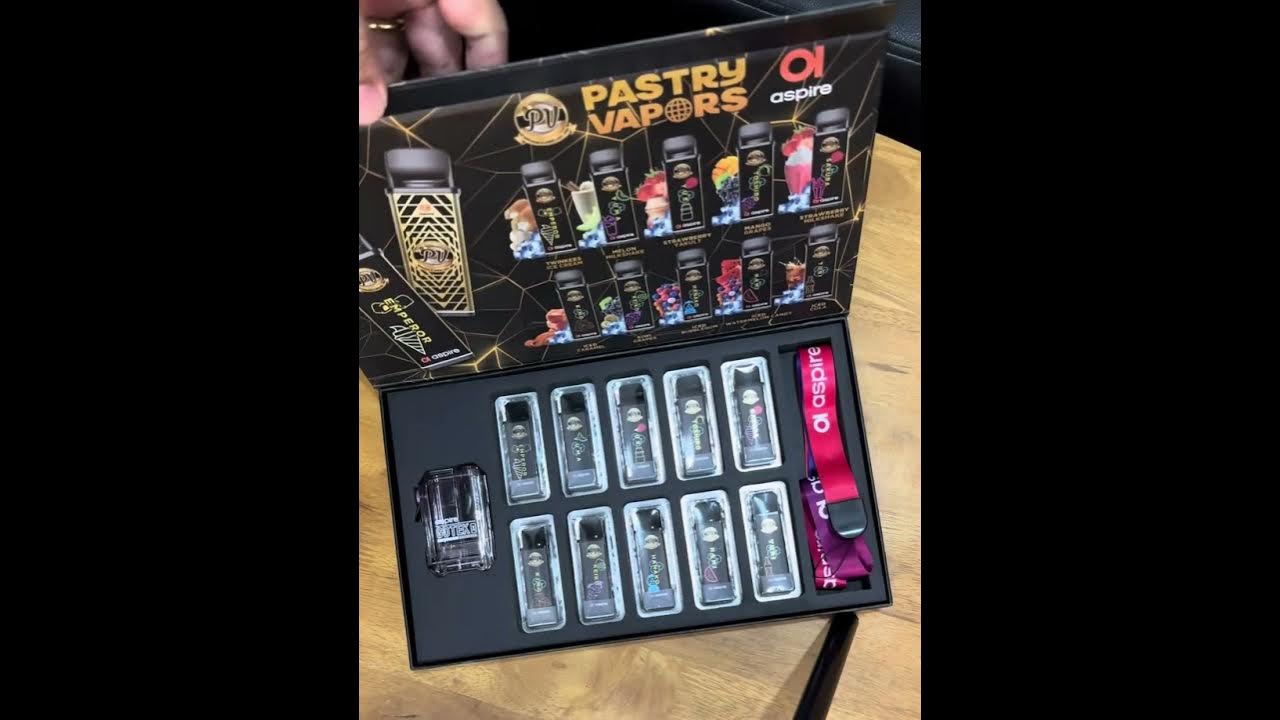 PR kit Collaboration by Aspire x Team Pastry Vapor 