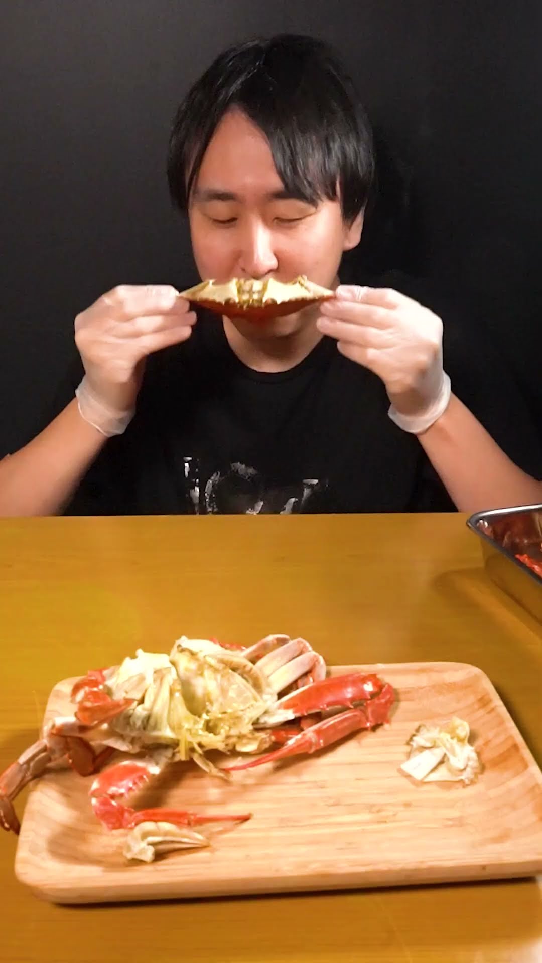 ワタリガニの蒸し焼きがうますぎる！！