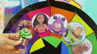 Moana & Toy Story 4 Spin the Wheel Treasure Hunt Adventure with Blind Boxes and Surprise Unboxings! screenshot 5