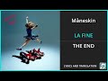 Måneskin - LA FINE Lyrics English Translation - Italian and English Dual Lyrics  - Subtitles Lyrics