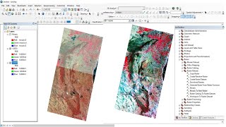 Band Composite & Mosaic of Landsat 8 data in ArcGIS screenshot 5