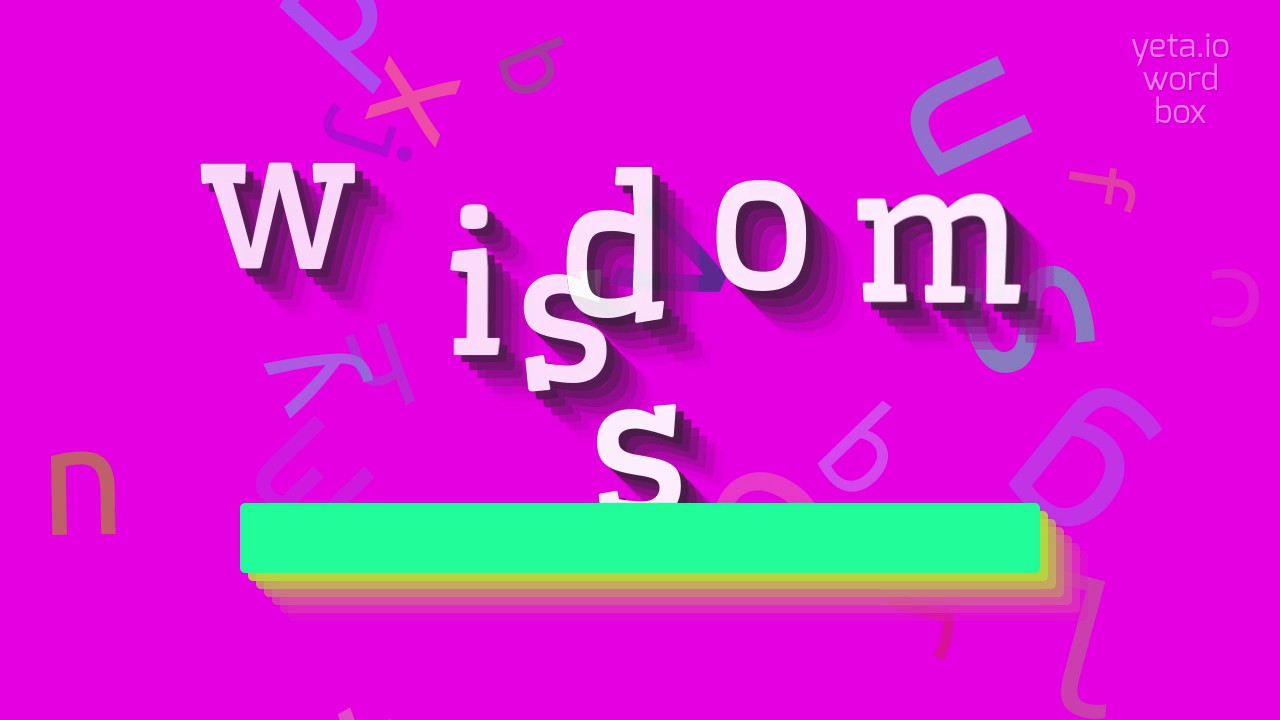 КАК СКАЗАТЬ МУДРОСТЬ? (HOW TO SAY WISDOMS?)