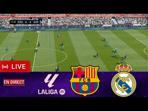 Real Madrid vs Barcelone en direct aujourd'hui la Ligue match complet