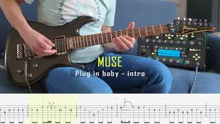 Muse - Plug in baby - Guitar Intro cover #9