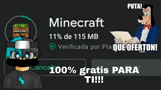 CUENTA de Play Store  con Minecraft Pe COMPRADO para TIII!!