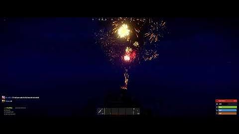RUST FIREWORKS SHOW -  OVER 30K OF GP