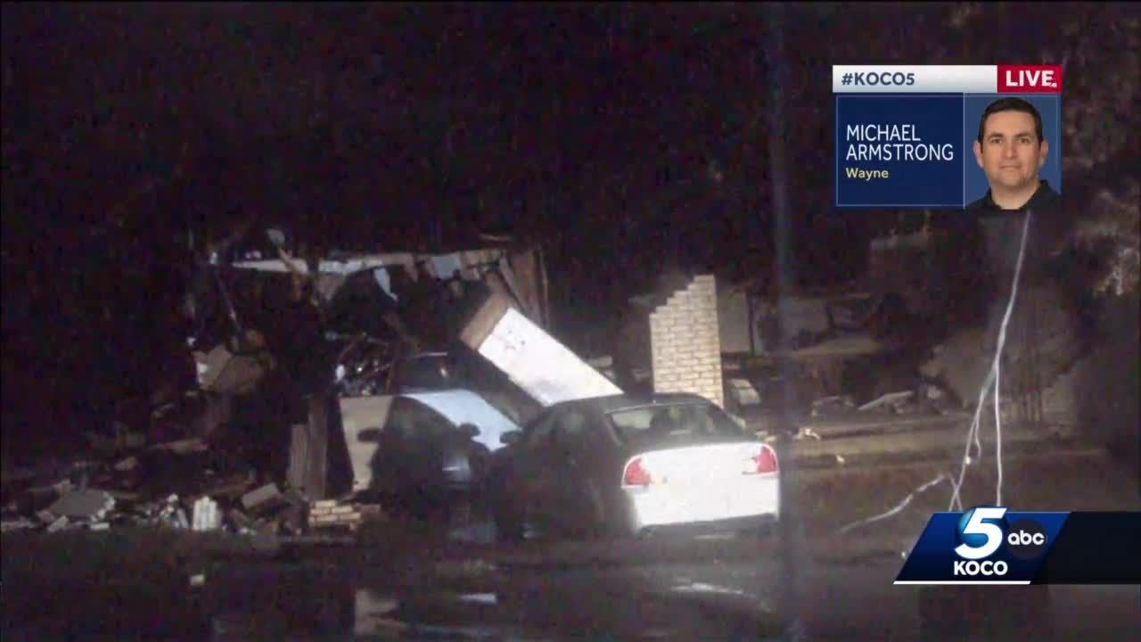 Tornado damage in Wayne - YouTube