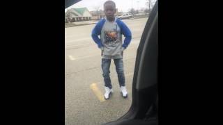 Next Chris brown.....kid goes crazy to Young Thug Power