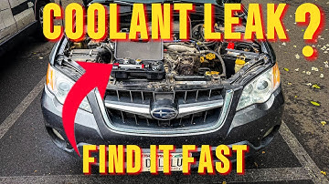 How To QUICKLY Find A Coolant Leak! (Coolant System Pressure Test)