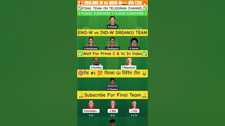 IN-W vs EN-W 4th T20 Today Match Prediction | India Women vs England Women Dream11 Prediction#viral