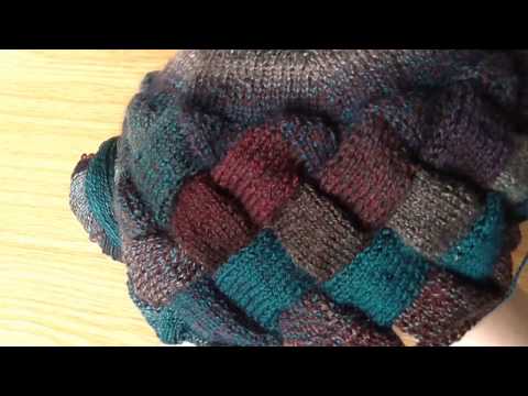 Škola pletení – Entrelac čepice 2. díl, Hat knitting school
