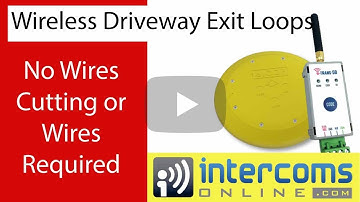 Wireless Driveway Exit Loop Detector