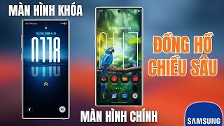 Depth Effect Clock With Many Styles On Samsung Galaxy | Samfans VN screenshot 1