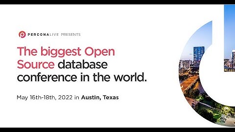 Percona Live 2022 - The Biggest Open Source Database conference in the world - Charly Batista