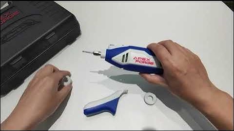 APEXFORGE Rotary Tool Kit, Keyless Chuck, 172 Accessories, 6-Speed, Flex Shaft, 4 Attachments