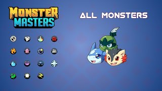 All Monsters in MONSTER MASTERS