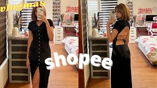 vlogmas day 1: my recent shopee purchase! + advent calendar ng twins | Ann V
