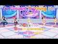 「デレステ」Deresute 60fps 19th anni MV: Go Forward☆Young Girl~jewel parade~- ANZKNPKA, Milly, Fumi SSR2