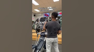 Every time I try to clean the elliptical machine 😂