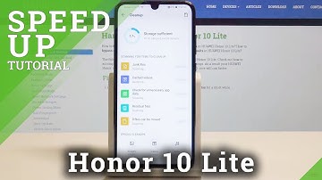 How to Speed Up HUAWEI Honor 10 lite - Optimization Process