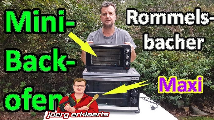ROMMELSBACHER Back & Grill Ofen 🍕🍞 Das Multitalent – vielseitig &  leistungsstark ​🍰 BG 1620 - YouTube