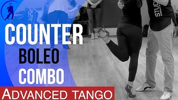 Counter Boleos combination: Advanced argentine tango class.