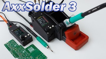 AxxSolder 3 - Open source DIY soldering station for JBC cartridges, 9-24 VDC and USB-PD