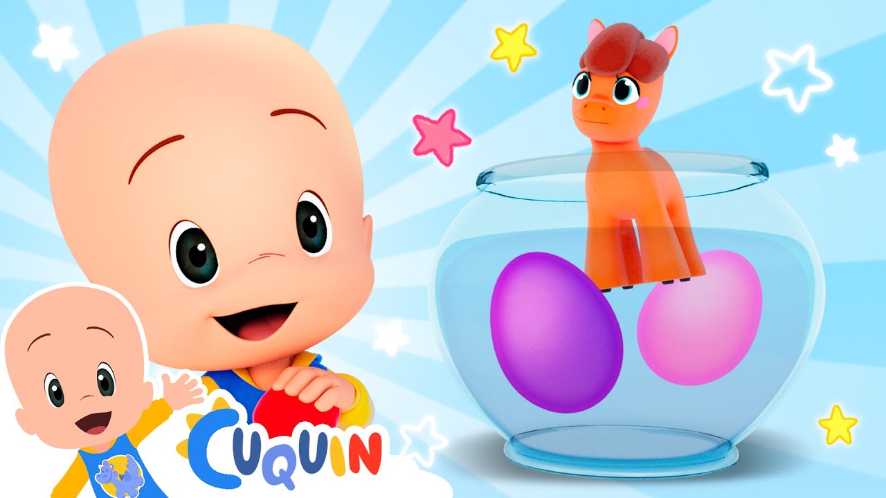 Con Plastilina y Agua salen ¡ Ponies! | Cleo & Cuquín | Cánticos Para Niños