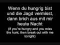 Oomph! - Brich aus (Lyrics w/ English Translation)