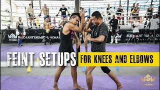 Feint Setups for Knees & Elbows | Namsaknoi Muay Thai