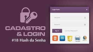 Cadastro e Login em PHP & MYSQL - #18 Password Hash