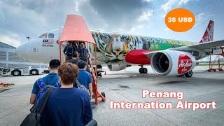 Penang Singapore AirAsia flight |  Penang International Airport tour