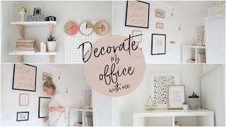Decorate My Office With Me! | Kate Murnane