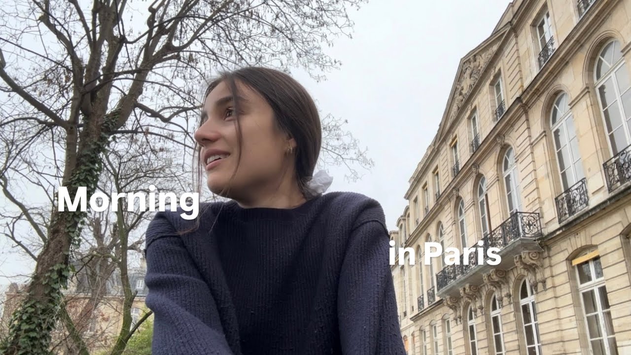 Get ready with me for a morning at university in Paris, France