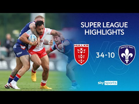 A hat-trick for Tom Davies | Hull KR 34-10 Wakefield Trinity | Super League Highlights