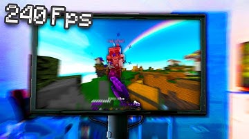 60 fps vs 120 fps vs 240 fps Best Minecraft Render Settings 2021