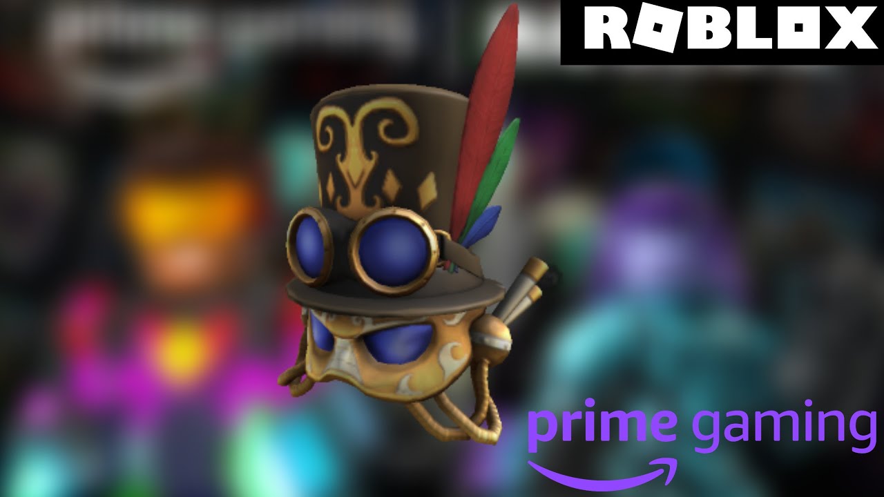 Roblox Mardi Gras Steampunk Mask Hat Toy Avatar Item Prime Gaming, Video  Gaming, Gaming Accessories, In-Game Products on Carousell