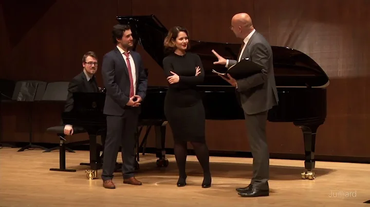 Act 1 Duet from Bizet's 'Carmen' | Juilliard Emmanuel Villaume Vocal Arts Master Class