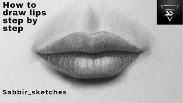 How to draw realistic lips step by step for beginner [ Don
