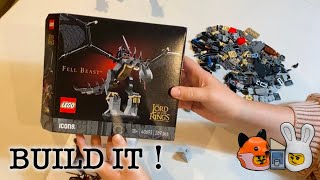LEGO 40693 Lord of the Rings Fell Beast Timelapse