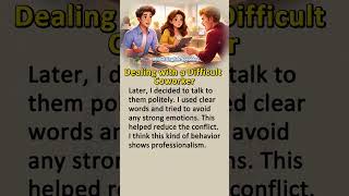 🎧 Dealing with a Difficult Coworker #shorts #english #englishlearning #englishlistening #education