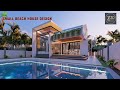 Small House Design - Beach House with infinity pool