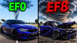 BMW vs Tornado — One Car, One Road, 8 Tornadoes | BeamNG V0.39 screenshot 3