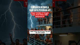 " Kapal Terbakar di Tengah Laut, Kisah Kelam KMP Tampomas II " #shortvideo