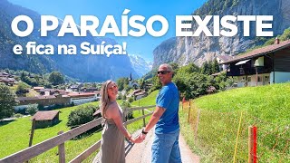 LAUTERBRUNNEN: a vila mais perfeita da SUÍÇA! 4K🇨🇭