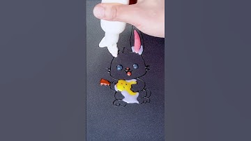 EPIC Pancake Art Compilation of 3 Cute Animals SKATEBOARDING & DRUMMING! 🥁 #shorts #pancakeart
