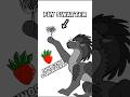 Darkstalker is afraid of Strawberries #wofmeme #wingsoffire #wof