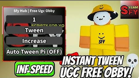 Sfy hub version for free ugc obby 2nd leak! Way better than any other version ☠️🔥