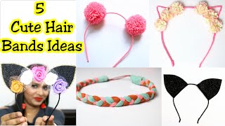 4 diy teenager kitty hairbands| making easy headband
ideas|#kittyhairband #lifehacks these are very beautiful headbands. in
this video i 'll showing how to m...